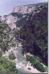 Rafting on the Verdon