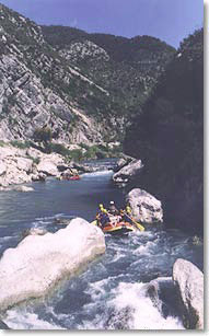 rafting sur le Verdon