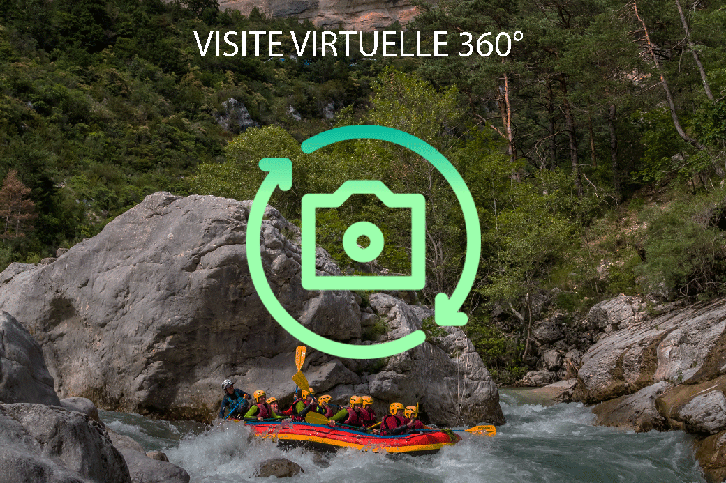 Vous pouvez suivre un tour vortuel dans les gorges du verdon